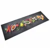 Image de Tapis De Cuisine Lavable Impression D'épices 60x180 Cm Velours Vidaxl