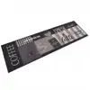 Image de Tapis De Cuisine Lavable Impression Café Noir 45x150 Cm Velours Vidaxl