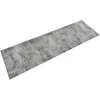 Image de Tapis De Cuisine Lavable Impression Béton 60x180 Cm Velours Vidaxl