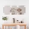 Image de Miroir Mural Avec Lumières Led 40x100 Cm Verre Rectangulaire Vidaxl
