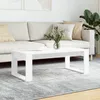 Image de Table Basse Blanc 102x50x35 Cm Bois D'ingénierie Vidaxl