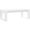 Image de Vidaxl table basse blanc 102x50x35 cm bois d'ingénierie
