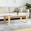 Image de vidaXL Table basse chêne sonoma 102x50x35 cm bois dingénierie 823361