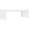 Image de Vidaxl table basse blanc 102x50x36 cm bois d'ingénierie