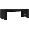 Image de Vidaxl table basse noir 102x50x36 cm bois d'ingénierie