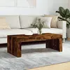 Image de Table Basse Chêne Fumé 102x50x36 Cm Bois D'ingénierie Vidaxl