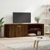 Image de Meuble Tv Chêne Marron 120x34x37 Cm Bois D'ingénierie Vidaxl