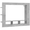 Image de Vidaxl meuble tv gris béton 152x22x113 cm bois d'ingénierie