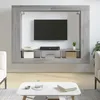 Image de vidaXL Meuble TV Meuble de Télévision Suspendu avec Étagère Latérales Meuble Multimédia Mural avec Rangement Salon 833728