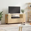 Image de vidaXL Meubles TV chêne sonoma 102x345x43 cm bois dingénierie 833745