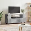Image de Meuble Tv Gris Béton 102x34,5x43 Cm Bois D'ingénierie Vidaxl