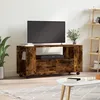 Image de Meuble Tv Chêne Fumé 102x34,5x43 Cm Bois D'ingénierie Vidaxl
