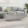 Image de vidaXL Table basse sonoma gris 100x495x31 cm bois dingénierie 833894