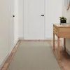 Image de Tapis De Couloir Aspect Sisal Argenté 80x300 Cm Vidaxl