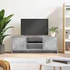 Image de Meuble Tv Gris Béton 102x30x37,5 Cm Bois D'ingénierie Vidaxl