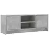 Image de Vidaxl meuble tv gris béton 102x30x37,5 cm bois d'ingénierie
