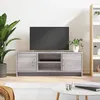 Image de vidaXL Meuble TV sonoma gris 102x30x375 cm bois dingénierie 823259