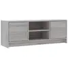 Image de Vidaxl meuble tv sonoma gris 102x30x37,5 cm bois d'ingénierie