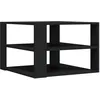 Image de Table Basse Noir 58x58x40 Cm Bois D'ingénierie Vidaxl