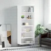 Image de vidaXL Buffet blanc 69 5x32 5x180 cm bois dingénierie 3189541