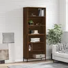 Image de Buffet Chêne Marron 69,5x32,5x180 Cm Bois D'ingénierie Vidaxl