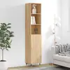 Image de Buffet Haut Chêne Sonoma 34,5x34x180 Cm Bois D'ingénierie Vidaxl