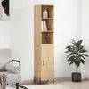Image de Buffet Haut Chêne Sonoma 34,5x34x180 Cm Bois D'ingénierie Vidaxl
