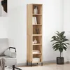 Image de Buffet Haut Chêne Sonoma 34,5x32,5x180 Cm Bois D'ingénierie Vidaxl