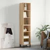 Image de Buffet Haut Chêne Sonoma 34,5x32,5x180 Cm Bois D'ingénierie Vidaxl
