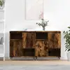 Image de Buffets 2 Pcs Chêne Fumé Bois D'ingénierie Vidaxl