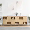 Image de Buffets 3 Pcs Chêne Sonoma Bois D'ingénierie Vidaxl