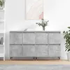 Image de Buffets 2 Pcs Gris Béton Bois D'ingénierie Vidaxl
