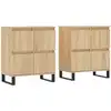 Image de Buffets 2 Pcs Chêne Sonoma Bois D'ingénierie Vidaxl
