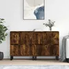 Image de Buffets 2 Pcs Chêne Fumé Bois D'ingénierie Vidaxl