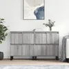 Image de Buffets 2 Pcs Sonoma Gris Bois D'ingénierie Vidaxl