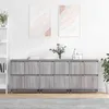 Image de vidaXL Buffets 3 pcs Sonoma gris Bois dingénierie 3190195