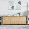 Image de vidaXL Buffets 3 pcs Chêne sonoma Bois dingénierie 3190200