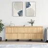 Image de Buffets 3 Pcs Chêne Sonoma Bois D'ingénierie Vidaxl