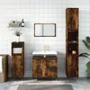 Image de Ensemble De Meubles De Salle De Bain 3 Pcs Chêne Fumé Vidaxl