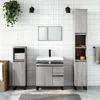 Image de vidaXL Ensemble de meubles de salle de bain 3 pcs Sonoma gris 3190235