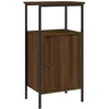 Image de Table De Chevet Chêne Marron 41x31x80 Cm Bois D'ingénierie Vidaxl
