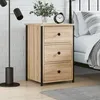 Image de vidaXL Table de chevet chêne sonoma 40x36x60 cm bois dingénierie 825995