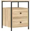 Image de Table De Chevet Chêne Sonoma 44x45x60 Cm Bois D'ingénierie Vidaxl