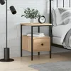 Image de vidaXL Table de chevet chêne sonoma 34x36x50 cm bois dingénierie 826045