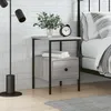 Image de vidaXL Table de chevet sonoma gris 34x36x50 cm bois dingénierie 826049