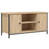 Image de Meuble Tv Chêne Sonoma 100x40x50 Cm Bois D'ingénierie Vidaxl