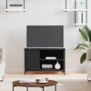Image de Meuble Tv Noir 80x40x50 Cm Bois D'ingénierie Vidaxl