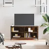 Image de Meuble Tv Chêne Fumé 100x40x50 Cm Bois D'ingénierie Vidaxl