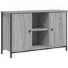 Image de Meuble Tv Sonoma Gris 100x35x65 Cm Bois D'ingénierie Vidaxl