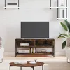 Image de Meuble Tv Chêne Fumé 100x35x45 Cm Bois D'ingénierie Vidaxl